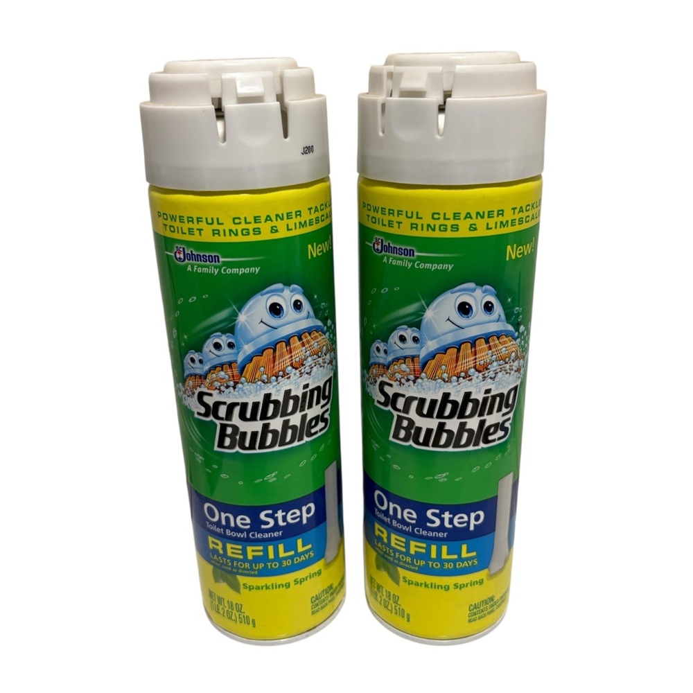 NEW Scrubbing Bubbles One Step Refill Sparkling Spring 2 18oz